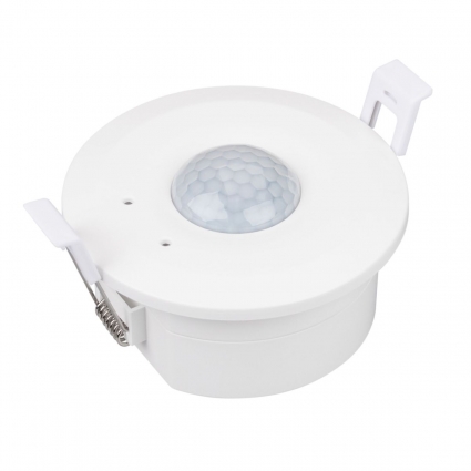 Датчик движения Arlight SMART-0-10V-1001-14-62-IN White (230V, 1x4A, Relay, PIR, 2.4G) 039714, цвет белый