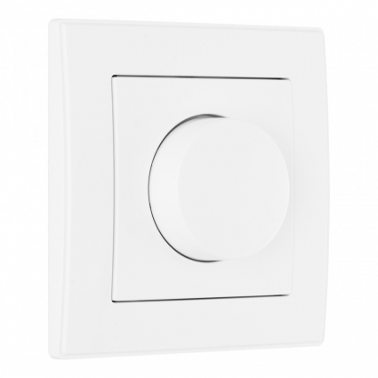 Диммер с рамкой Arte Milano SET06-1-48-1 white, цвет белый