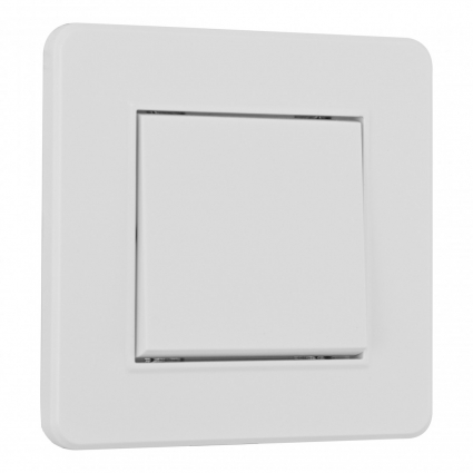 Выключатель одноклавишный Arte Milano SET16-1-30-1 white, цвет белый