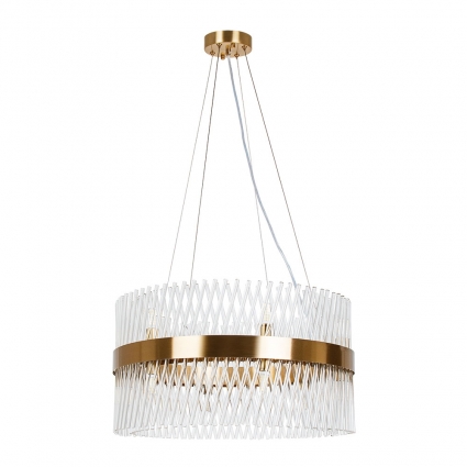 Подвесная люстра Arte Lamp Acapulco A1073LM-12PB для гостиной площадью до 24 кв.м.,  в стиле модерн