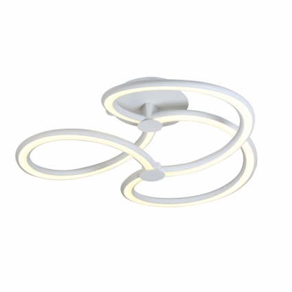 Потолочный светодиодный светильник с пультом ДУ IDLamp Urbanus 414/3PF-LEDWhite для спальни площадью до 30 кв.м.,  в стиле Хай-тек