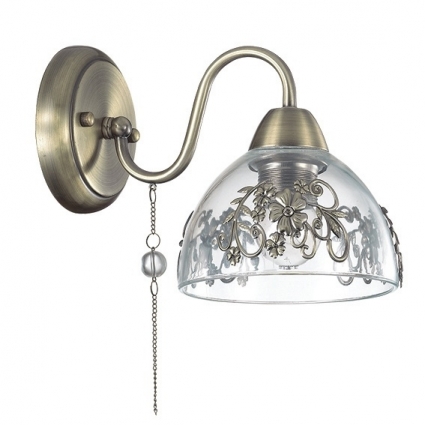 Бра Lumion Absolona 3452/1W для спальни площадью до 3.3 кв.м., цвет бронза,  в классическом стиле
