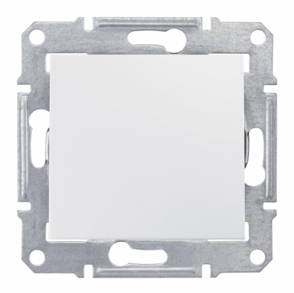 Выключатель одноклавишный Schneider Electric Sedna 10A 250V SDN0100121, цвет белый,  в современном стиле
