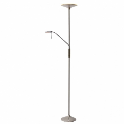 Торшер Lucide Kobe Led 34728/23/12 для гостиной площадью до 11.5 кв.м., цвет хром,  в современном стиле