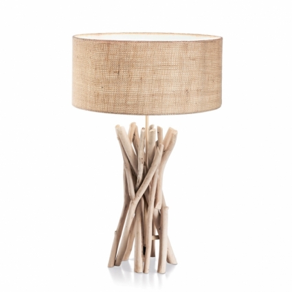 Настольная лампа Ideal Lux Driftwood TL1 для гостиной площадью до 3.3 кв.м.,  в стиле кантри