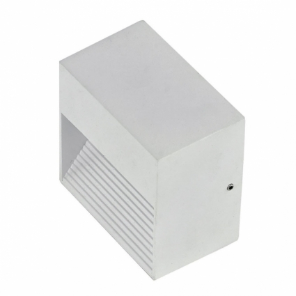 Уличный настенный светильник Ideal Lux Down AP1 Bianco на площадь до 1.6 кв.м., цвет белый,  в современном стиле