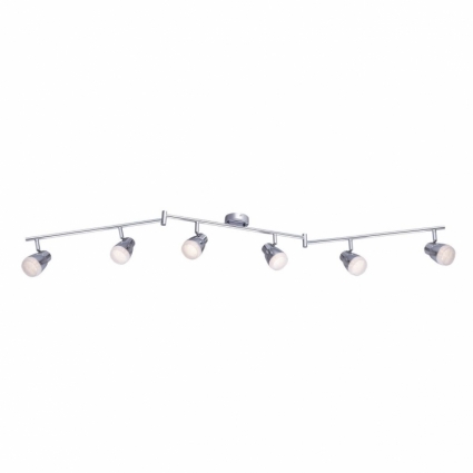 Трековая светодиодная система Arte Lamp Cuffia A5621PL-6CC для магазина площадью до 1.7 кв.м.,  в стиле лофт