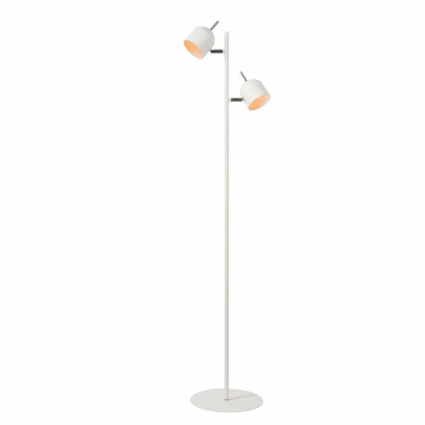 Торшер Lucide Javra-Led 06716/02/31 для офиса площадью до 3 кв.м., цвет белый,  в стиле Хай-тек