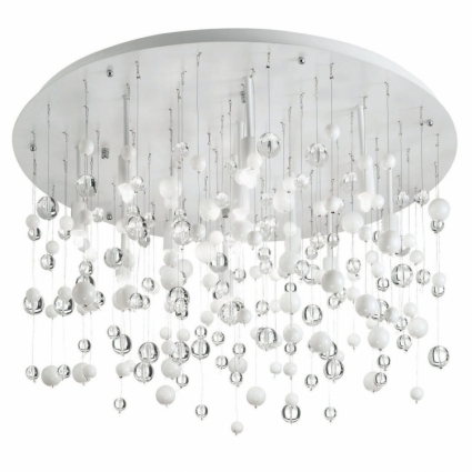 Потолочный светильник Ideal Lux Neve PL12 Bianco для гостиной площадью до 26.7 кв.м.,  в современном стиле