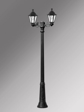 Уличный фонарь Fumagalli Ricu Bisso/Rut E26.157.S20.AXE27 на площадь до 6.7 кв.м., цвет черный,  в классическом стиле