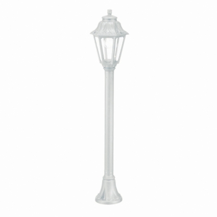 Уличный светильник Ideal Lux Anna PT1 Small Bianco на площадь до 3.3 кв.м., цвет белый,  в классическом стиле