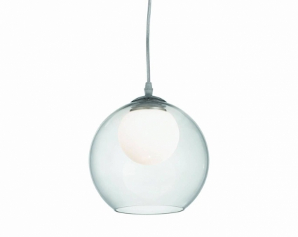 Подвесной светильник Ideal Lux Nemo SP1 D20 Trasparente для кухни площадью до 2.2 кв.м.,  в современном стиле