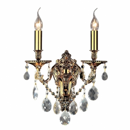 Бра Ideal Lux Gioconda AP2 Oro для гостиной площадью до 4.4 кв.м., цвет золотой,  в классическом стиле