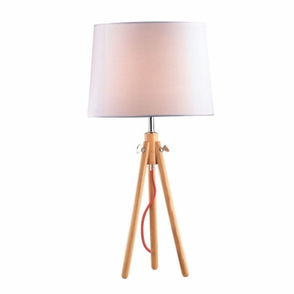 Настольная лампа Ideal Lux York TL1 Big Wood для гостиной площадью до 3.3 кв.м.,  в современном стиле
