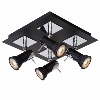 Спот Lucide Brackx 12910/19/30 для кухни площадью до 10 кв.м., цвет черный,  в стиле Хай-тек