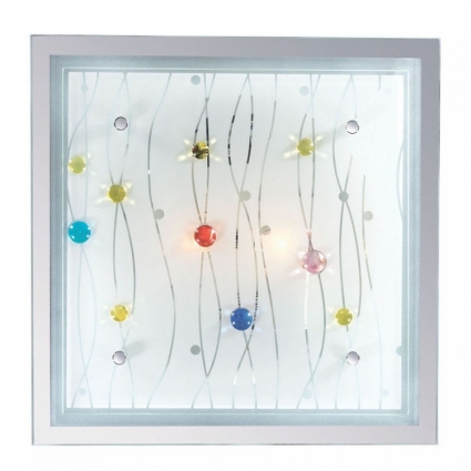 Настенный светильник Ideal Lux Ocean PL2 Color для кухни площадью до 6.7 кв.м.,  в современном стиле