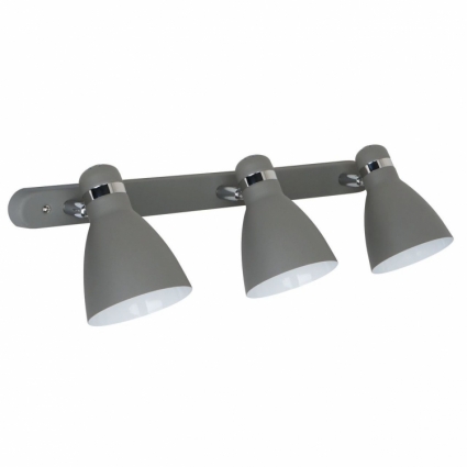 Спот Arte Lamp Mercoled A5049PL-3GY для офиса площадью до 6.7 кв.м., цвет серый,  в современном стиле