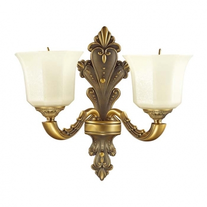 Бра Odeon Light Merano 3997/2W для гостиной площадью до 4.4 кв.м., цвет белый,  в классическом стиле
