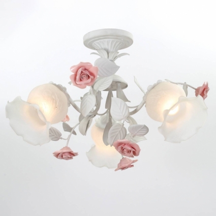 Потолочная люстра Lucia Tucci Fiori Di Rose 114.3 для гостиной площадью до 10 кв.м.,  в стиле прованс