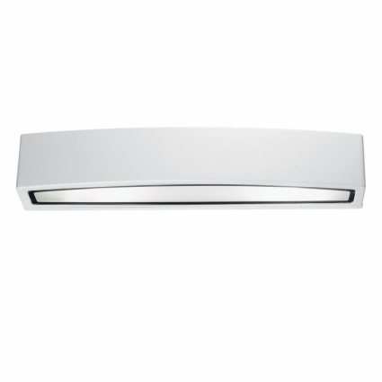 Уличный настенный светильник Ideal Lux Andromeda AP2 Bianco на площадь до 6.7 кв.м., цвет белый,  в современном стиле