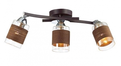 Спот Lumion Filla 3030/3CA для кухни площадью до 10 кв.м., цвет коричневый,  в современном стиле