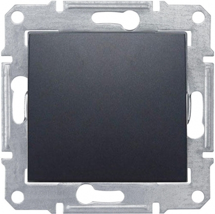 Переключатель перекрестный Schneider Electric Sedna 10A 250V SDN0500170, цвет черный,  в современном стиле