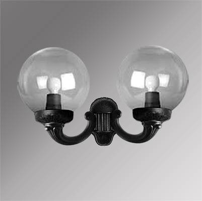 Уличный настенный светильник Fumagalli Mirra/G300 G30.142.000.AXE27 на площадь до 6.7 кв.м., цвет черный,  в стиле ретро