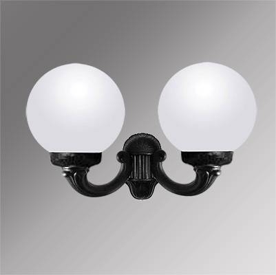 Уличный настенный светильник Fumagalli Mirra/G300 G30.142.000.AYE27 на площадь до 6.7 кв.м., цвет черный,  в стиле ретро