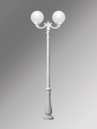 Уличный фонарь Fumagalli Nebo Ofir/G300 G30.202.R20.WYE27 на площадь до 6.7 кв.м., цвет белый,  в стиле ретро