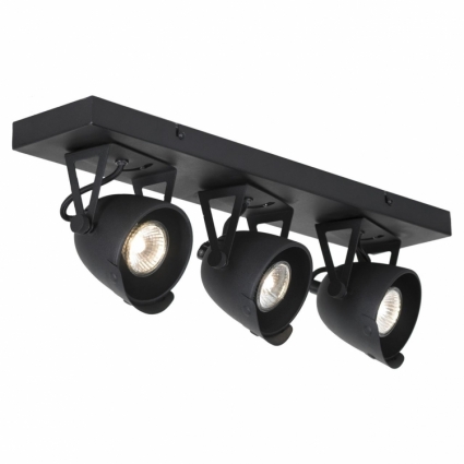Спот Lussole Loft LSP-9507 для прихожей площадью до 8.3 кв.м., цвет черный,  в стиле лофт