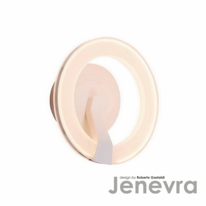 Настенный светодиодный светильник IDLamp Jenevra 397/1A-LEDWhitechrome для гостиной площадью до 7.5 кв.м.,  в современном стиле