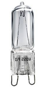 Лампа галогенная G9 40W колба прозрачная 4607138146998