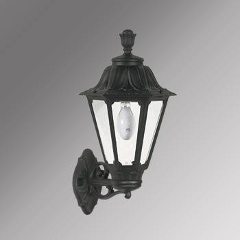 Уличный настенный светильник Fumagalli Bisso/Rut E26.131.000.AXE27 на площадь до 3.3 кв.м., цвет черный,  в классическом стиле