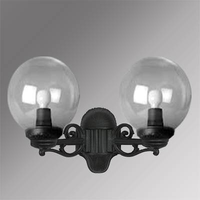 Уличный настенный светильник Fumagalli Porpora/G250 G25.141.000.AXE27 на площадь до 6.7 кв.м., цвет черный,  в стиле ретро