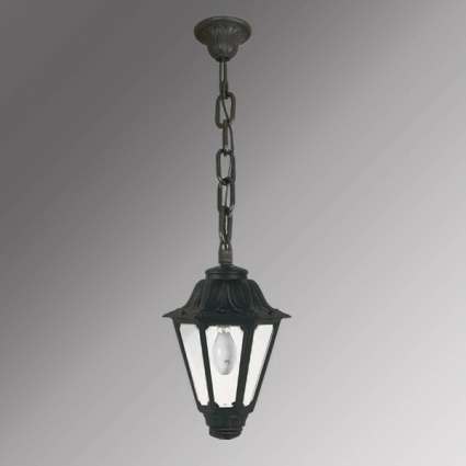 Уличный подвесной светильник Fumagalli Sichem/Rut E26.120.000.AXE27 на площадь до 3.3 кв.м., цвет черный,  в классическом стиле