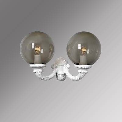 Уличный настенный светильник Fumagalli Mirra/G300 G30.142.000.WZE27 на площадь до 6.7 кв.м., цвет белый,  в стиле ретро
