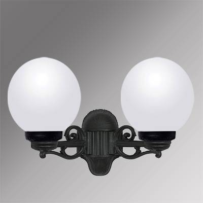 Уличный настенный светильник Fumagalli Porpora/G250 G25.141.000.AYE27 на площадь до 6.7 кв.м., цвет черный,  в стиле ретро