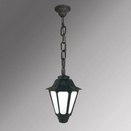 Уличный подвесной светильник Fumagalli Sichem/Rut E26.120.000.AYE27 на площадь до 3.3 кв.м., цвет черный,  в классическом стиле