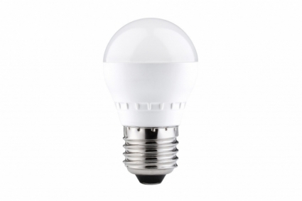 Лампа светодиодная E27 6,5W 2700K шар матовый 28243