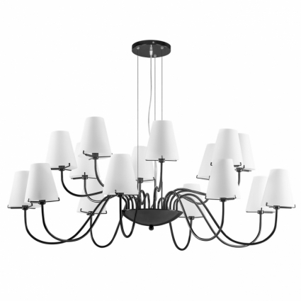 Подвесная люстра Lightstar Diafano 758167 для больших залов площадью до 35.6 кв.м.,  в современном стиле