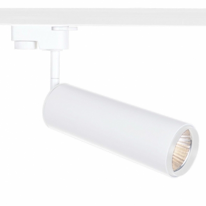 Трековый светодиодный светильник Arte Lamp Track Lights A1412PL-1WH для экспозиции площадью до 6 кв.м.,  в стиле Хай-тек