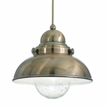 Подвесной светильник Ideal Lux Sailor SP1 D29 Brunito для прихожей площадью до 5.6 кв.м.,  в стиле лофт