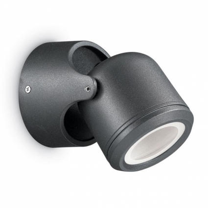 Уличный настенный светильник Ideal Lux Xeno AP1 Nero на площадь до 3.1 кв.м., цвет черный,  в стиле Хай-тек