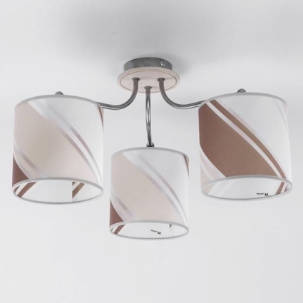 Потолочная люстра TK Lighting 421 Mocca для спальни площадью до 10 кв.м., цвет бежевый,  в современном стиле