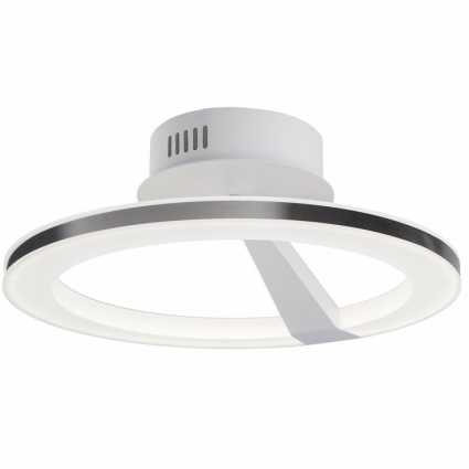 Потолочный светодиодный светильник IDLamp Jenevra 397/40-LEDWhitechrome для гостиной площадью до 12.5 кв.м.,  в стиле Хай-тек