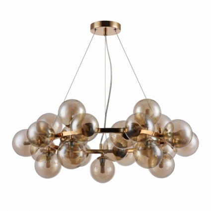 Подвесная люстра Maytoni Dallas MOD548PL-25G для больших залов площадью до 38.9 кв.м.,  в стиле Хай-тек