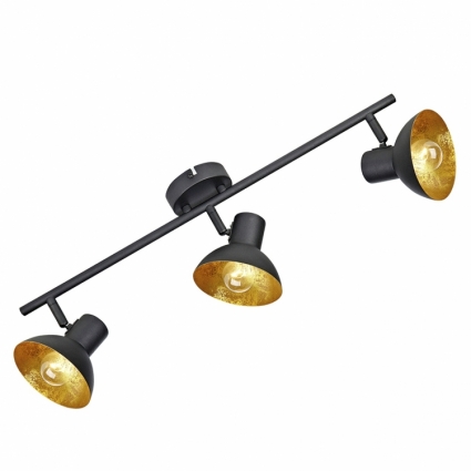 Спот Lussole Loft LSP-9975 для гостиной площадью до 6.7 кв.м., цвет черный,  в современном стиле