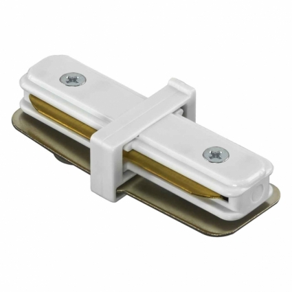 Коннектор прямой Lightstar Barra 502106, цвет белый