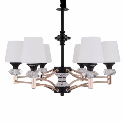 Подвесная люстра Vele Luce Benfatta VL1354L06 для гостиной, цвет белый,  в стиле модерн