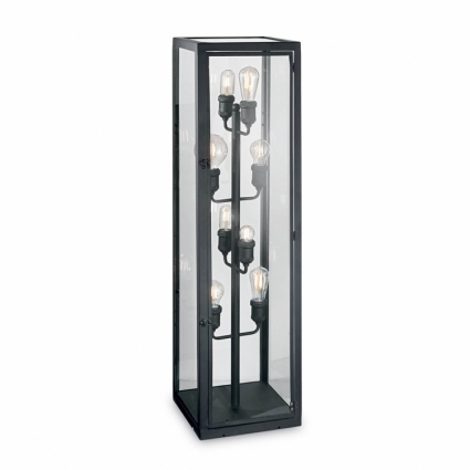 Торшер Ideal Lux Igor PT8 Nero для кафе и ресторанов, цвет черный,  в стиле лофт